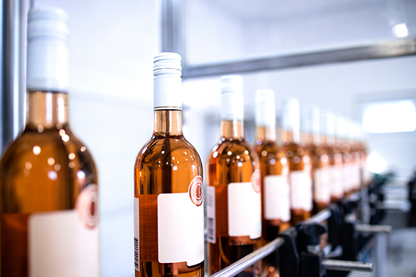Conservation des vins rosés en bouteilles
